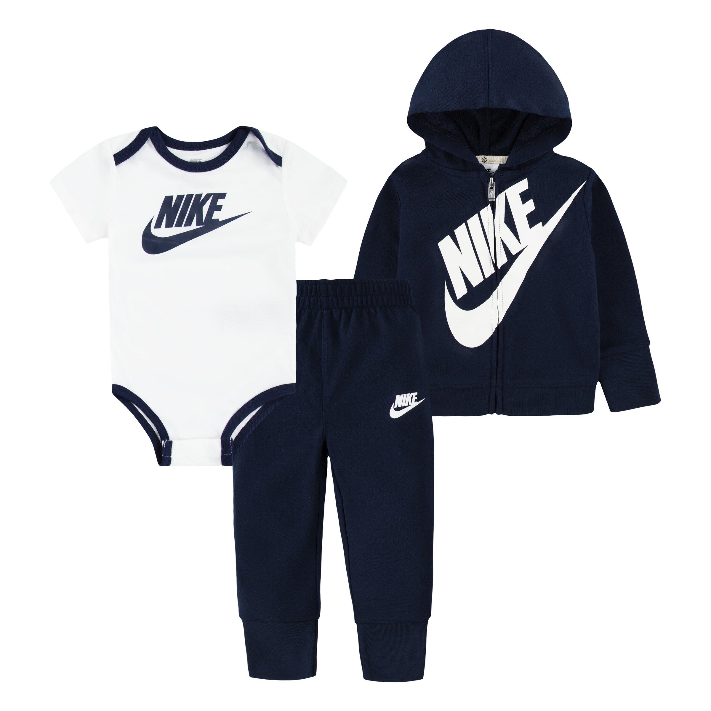 Nike Sportswear Комплект в синьо: отпред