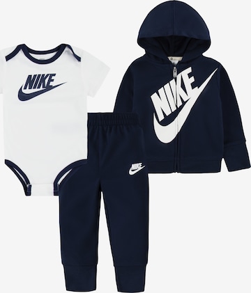 Nike Sportswear Комплект в синьо: отпред