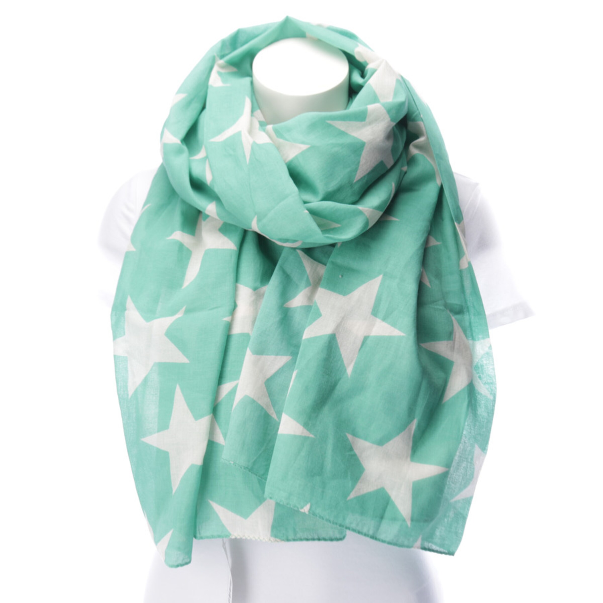 BeckSöndergaard Scarf & Wrap in One size in Green: front