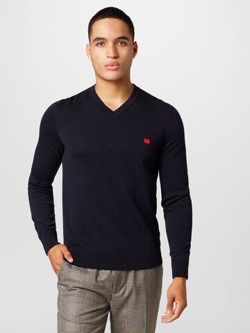 Pull-over 'San Valerio-C' HUGO en bleu : devant