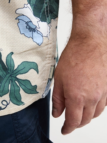 Coupe regular Chemise Petrol Industries en beige