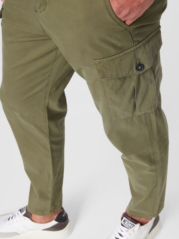 SELECTED HOMME Regular Cargobroek 'Wick' in Groen