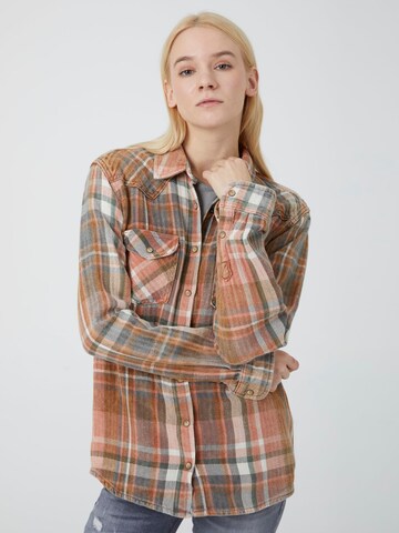 LTB Bluse 'Nova' in Braun: predná strana