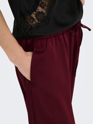 JDY Tapered Bukser 'JDYCassy' i rød