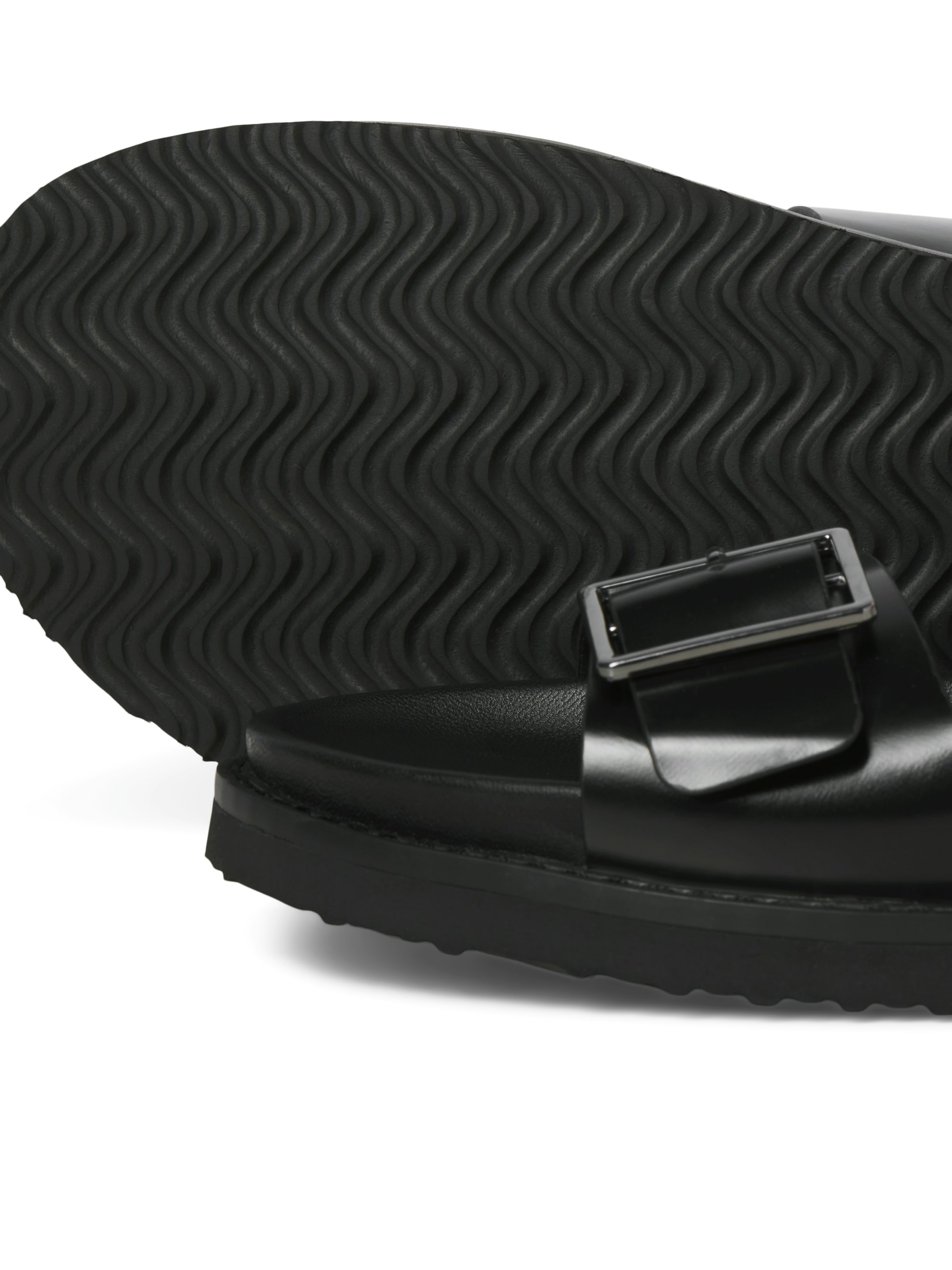 JACK & JONES Pantolette 'JFWMORALLI' in Schwarz