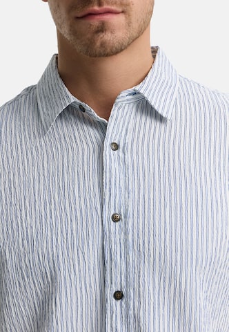 INDICODE JEANS Regular fit Overhemd 'Bimler' in Blauw