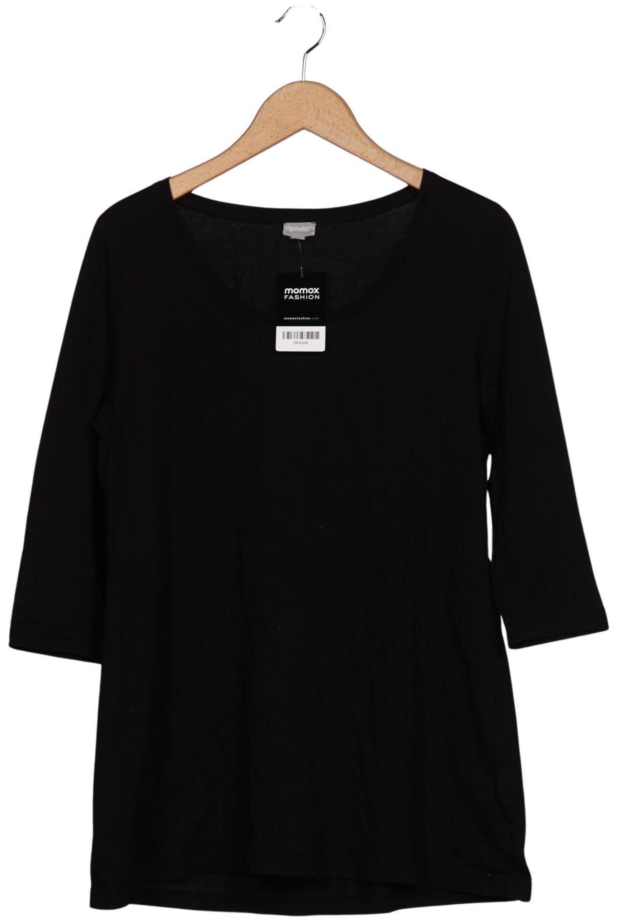 hessnatur Top & Shirt in M in Black: front