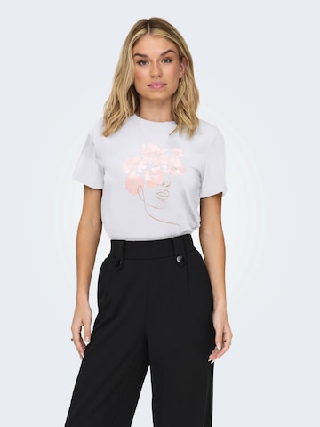 ONLY Koszulka 'ONLKITA' w kolorze biały: przód