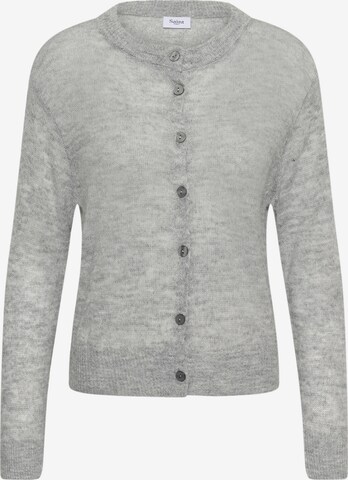 SAINT TROPEZ Knit cardigan 'Sabbara' in Grey: front