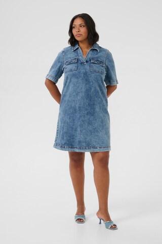 KAFFE CURVE Dress 'Elona' in Blue