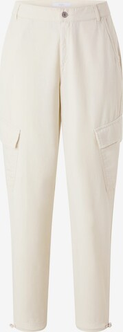 Angels Tapered Cargobroek 'ALMA' in Beige: voorkant