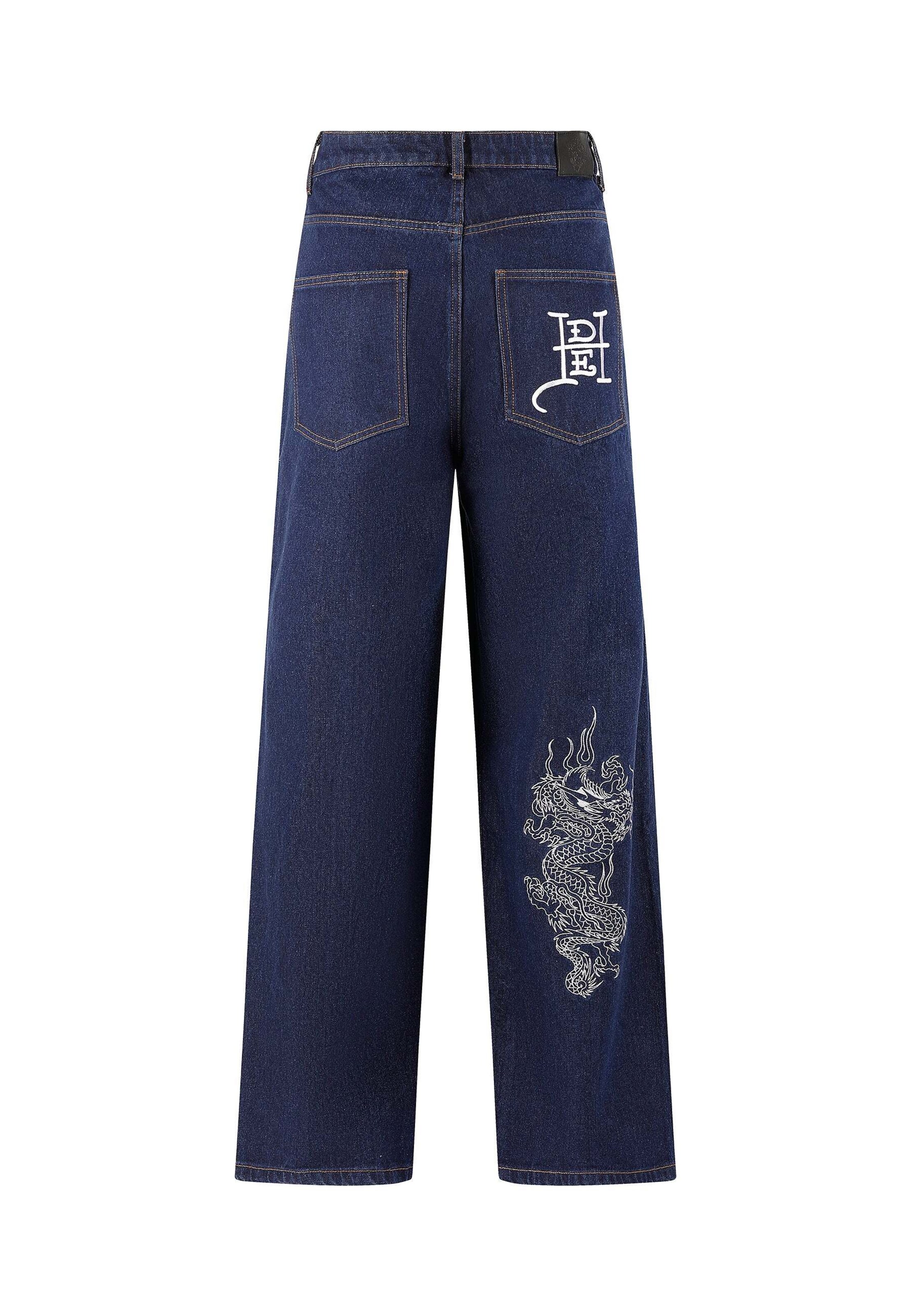 Ed Hardy - Loosefit Vaquero en azul