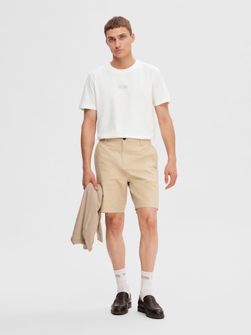 SELECTED HOMME - regular Pantalón chino en beige