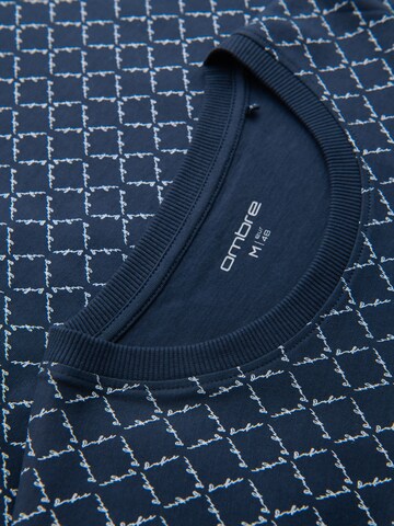 Ombre Shirt in Blauw