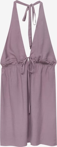 Pull&Bear Letní šaty – fialová: přední strana