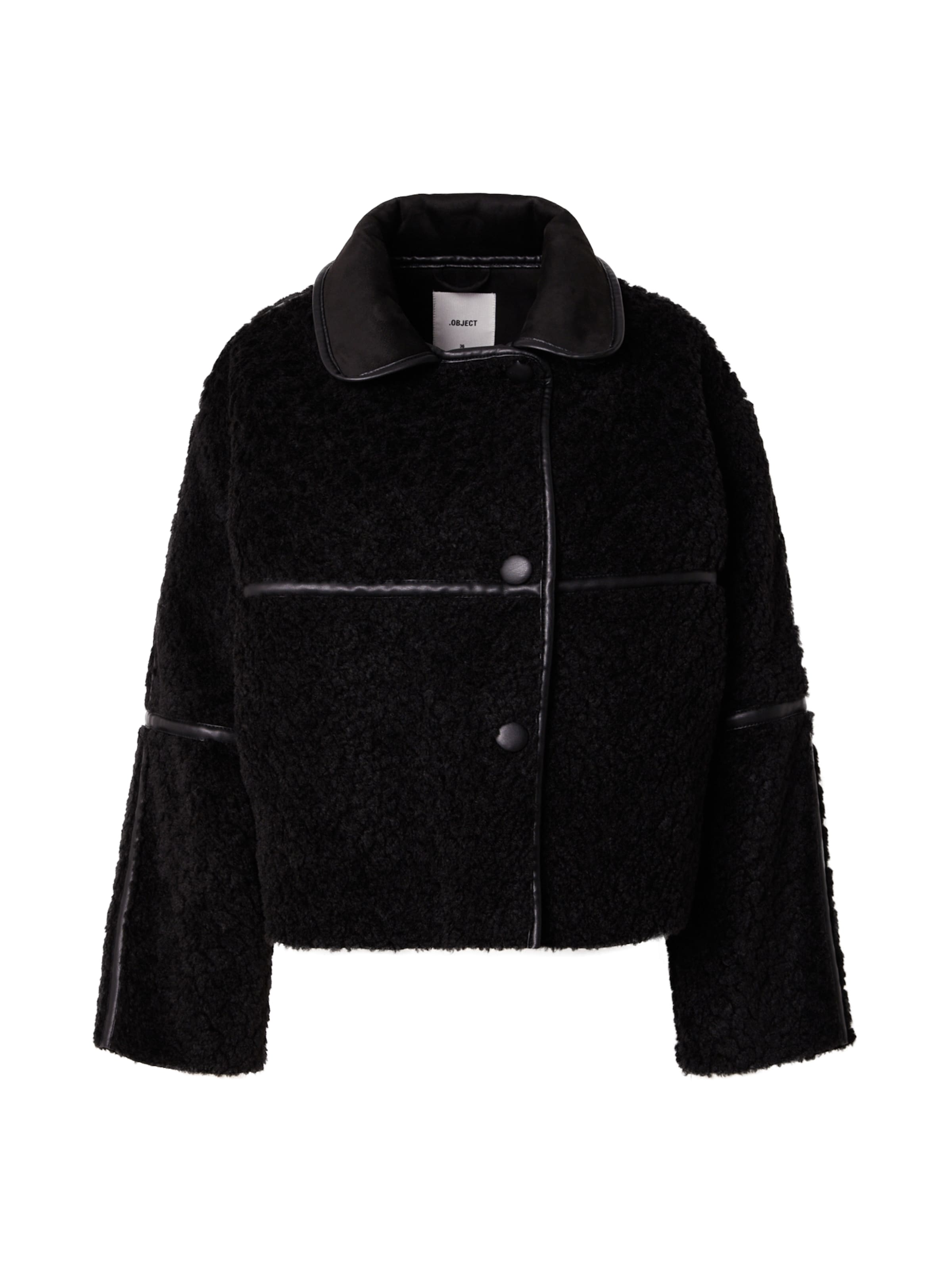 OBJECT Overgangsjakke 'OBJRina' i sort: forside