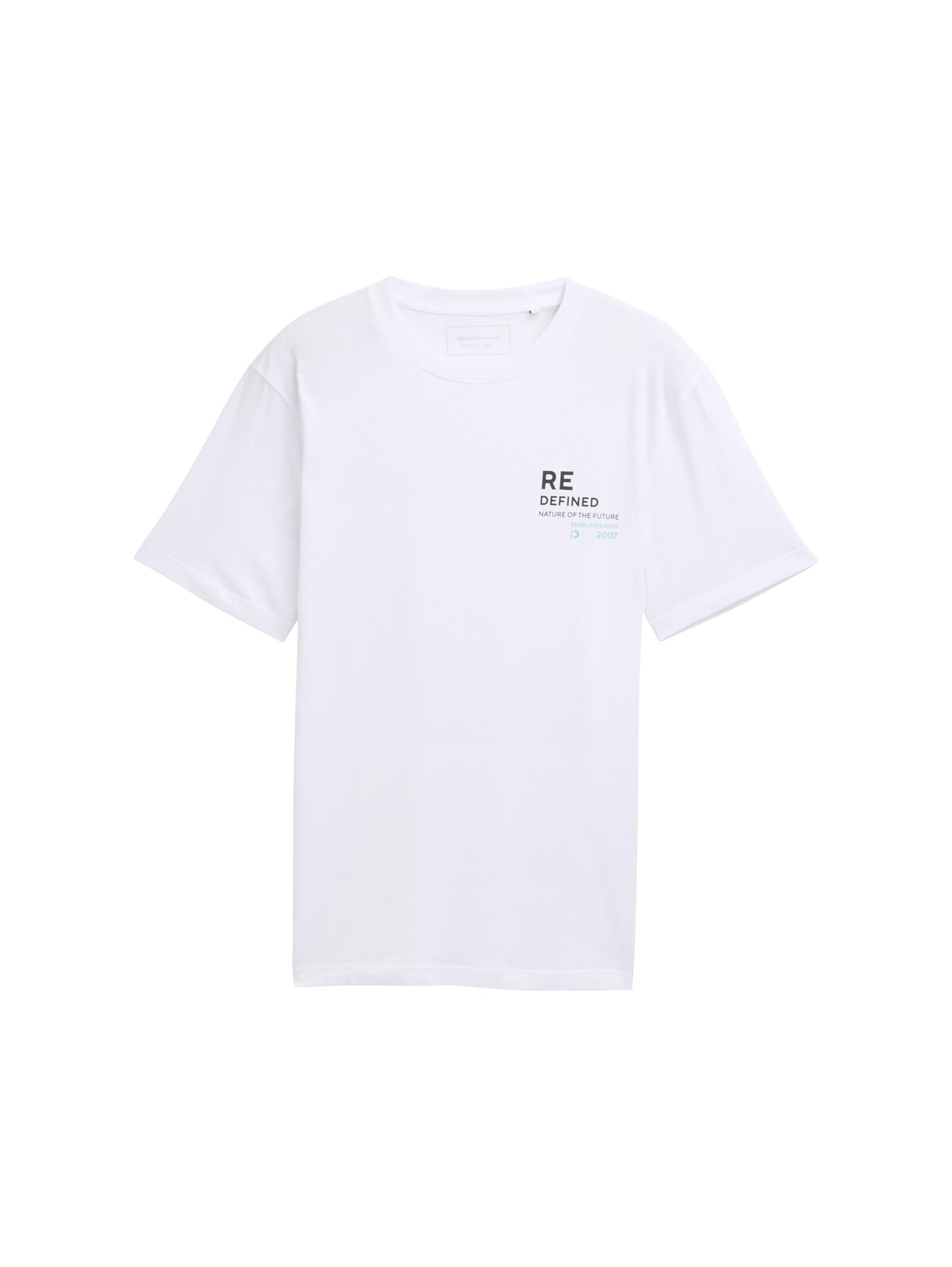 TOM TAILOR DENIM Shirt in White: front