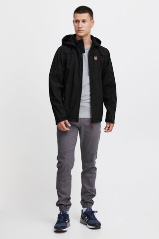 INDICODE JEANS Softshelljacke 'Jonas' in Schwarz