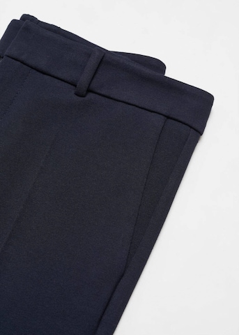 MANGO Normalny krój Spodnie w kant 'Paloma' w kolorze niebieski