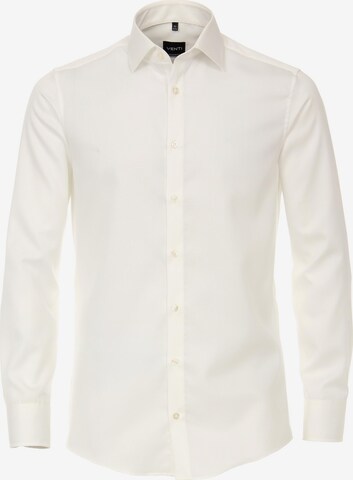 VENTI Button Up Shirt in White: front