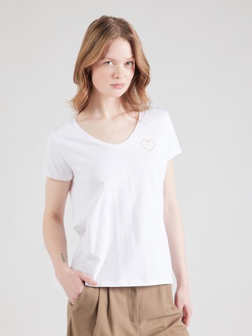 PIECES Shirts 'PCNEW BILLY' i hvid: forside