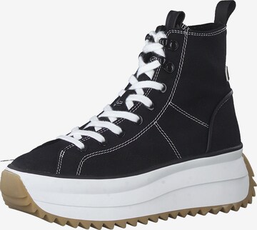 TAMARIS High-Top Sneakers in Black: front