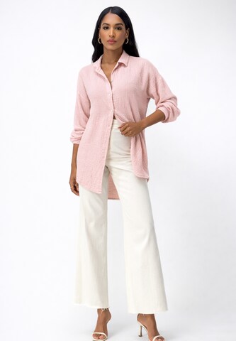 Chemisier Elara en rose