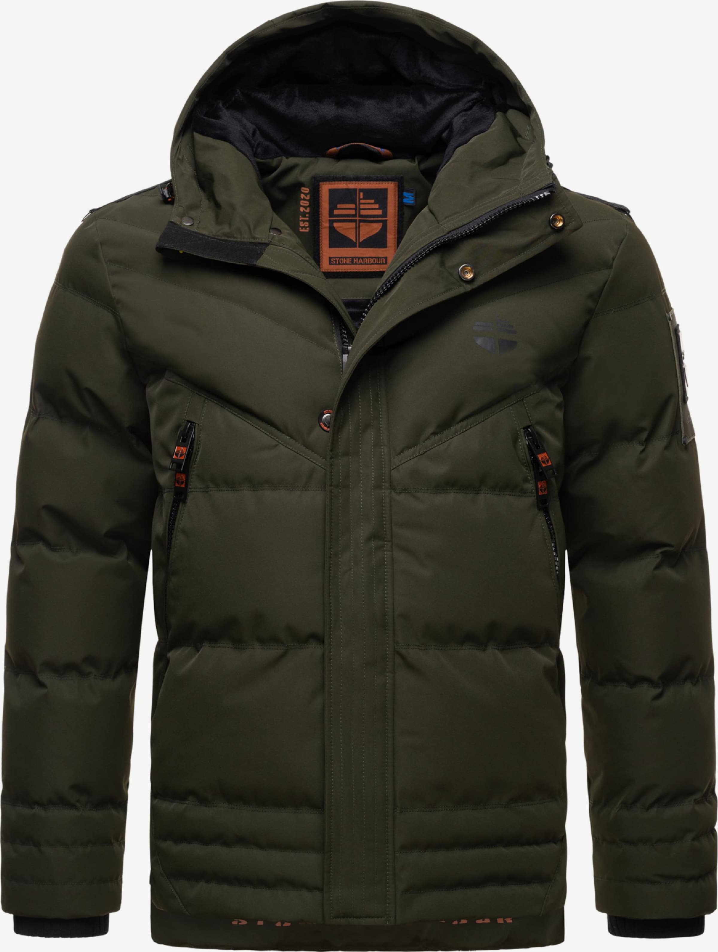 Giacca Impermeabile Uomo Stone Harbour Tamio – Maniche Extra Lunghe S-3XL Con Riflettori E Cappuccio - 3