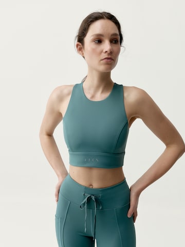 Born Bustier Sport bh 'Ariadna' in Groen: voorkant
