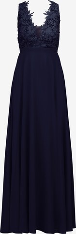 Robe de soirée Kraimod en bleu : devant