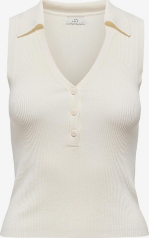 Top in maglia 'Nanna' di Jaqueline de Yong in beige: frontale