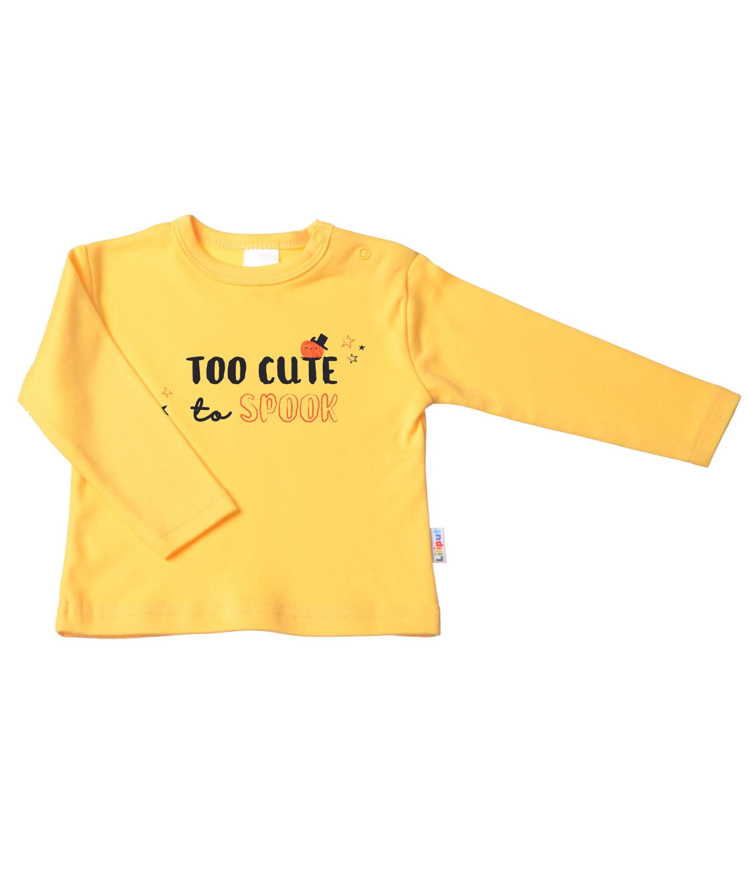 LILIPUT Shirt 'TOO CUTE To Spook' in Yellow: front