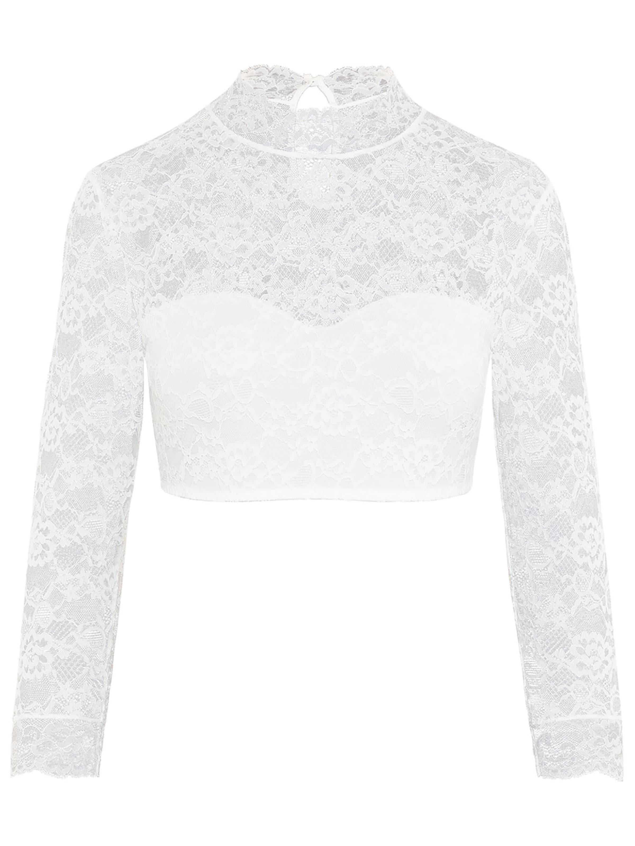 SUSA Trachtenbluse 'Wiesn-Zauber'‌ in Beige: Vorderseite