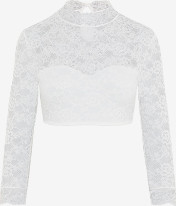 SUSA Trachtenbluse 'Wiesn-Zauber' in Beige: Vorderseite