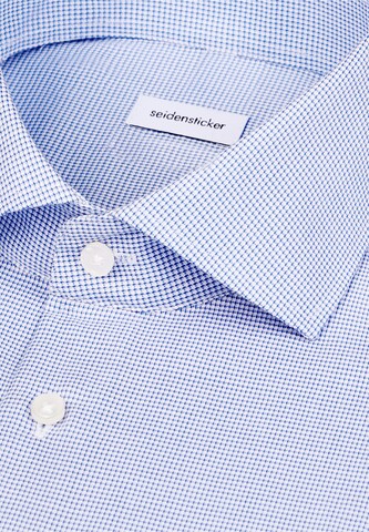 Coupe regular Chemise business 'Classic Essentials' SEIDENSTICKER en bleu