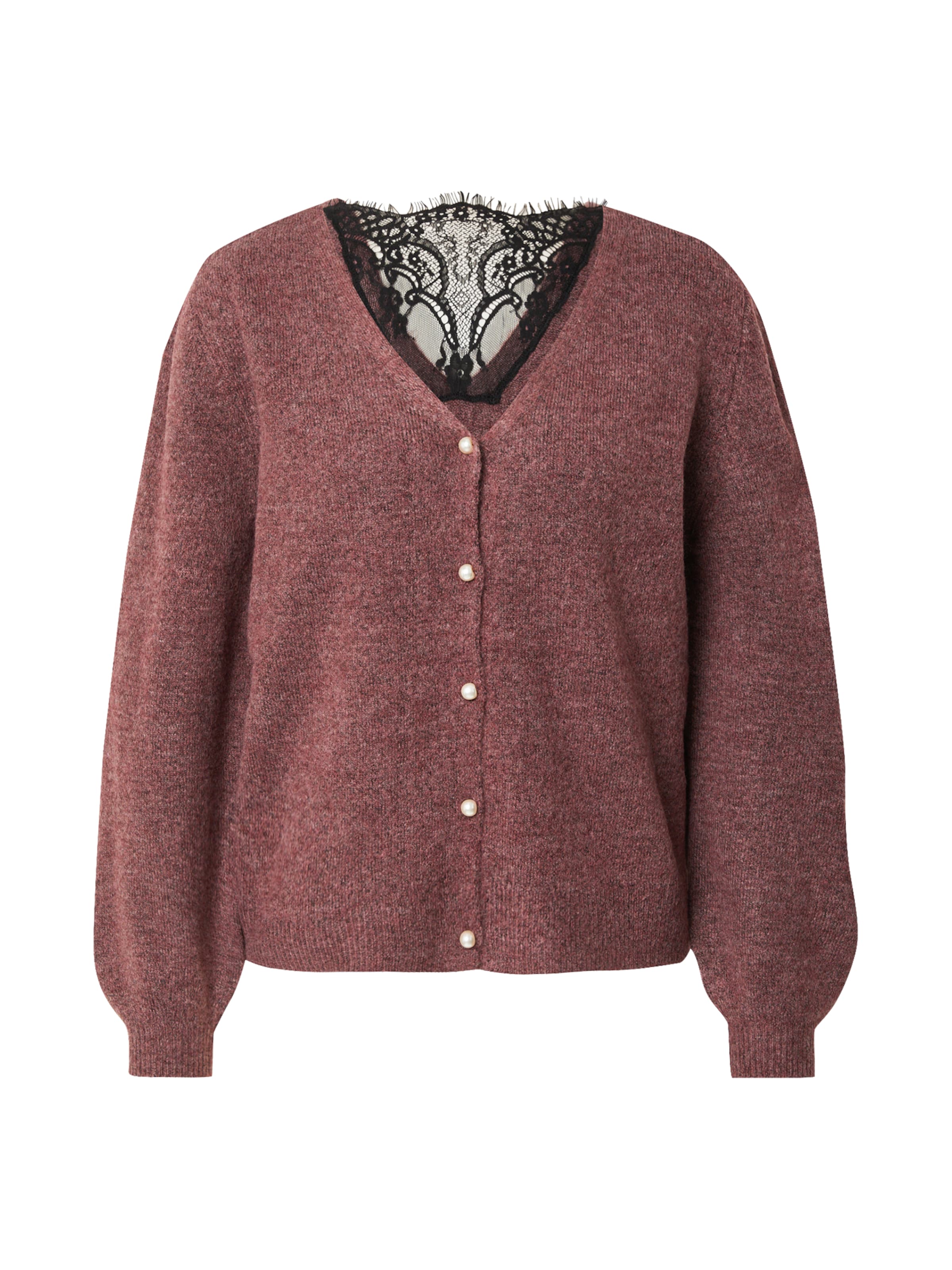 ONLY Pletena jopa 'ONLADELE' | roza barva: sprednja stran