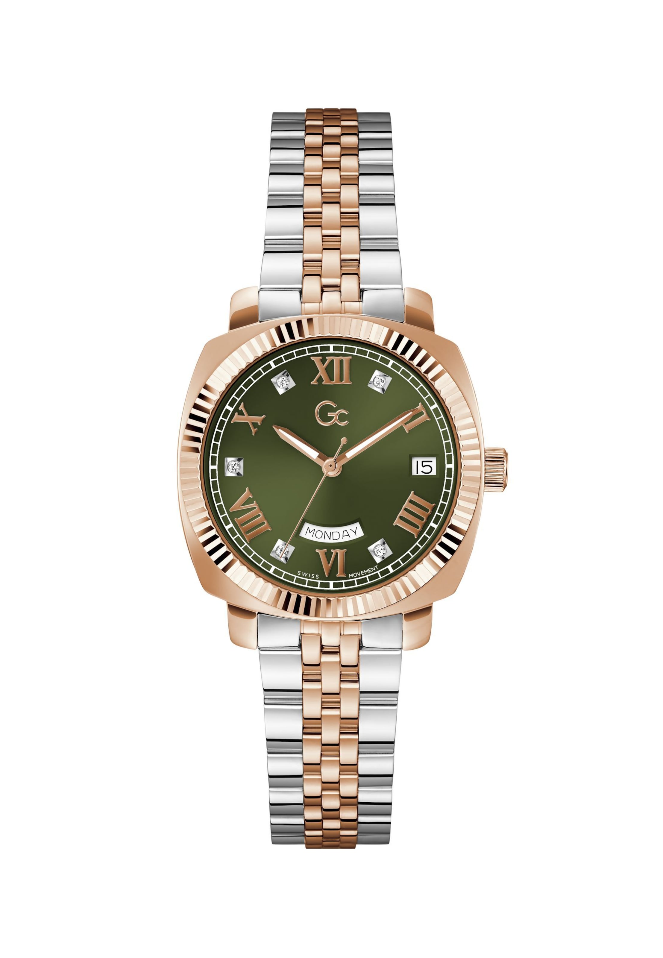 Gc Analogt ur 'Flair Coussin Lady' i sølv: forside