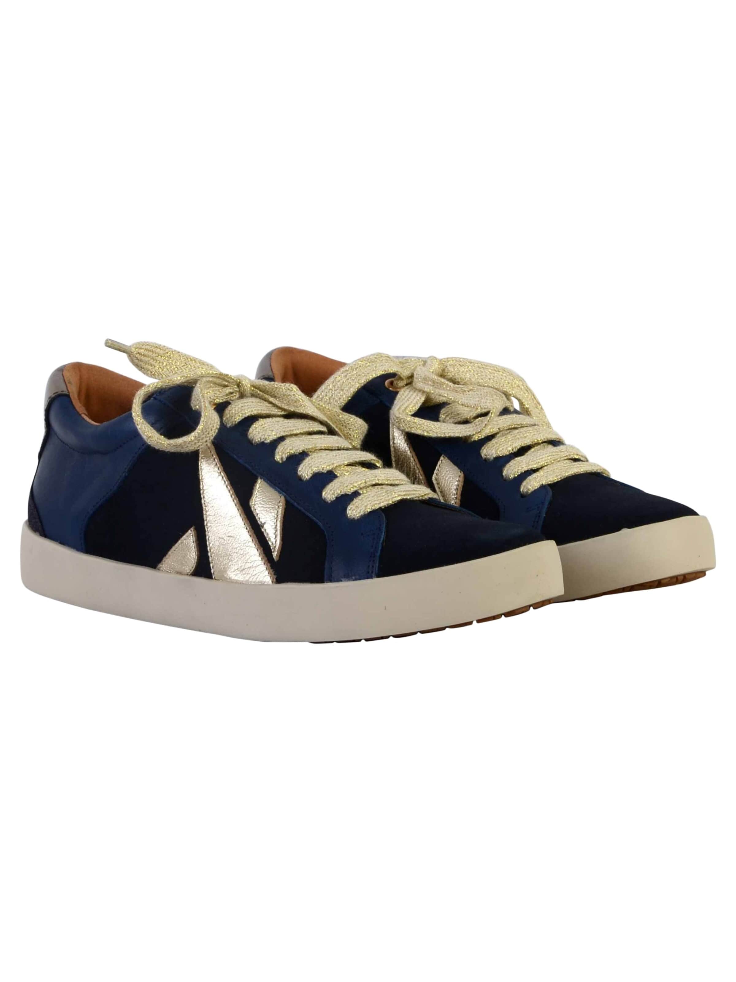 Chaussure de sport à lacets Emilie Karston en bleu