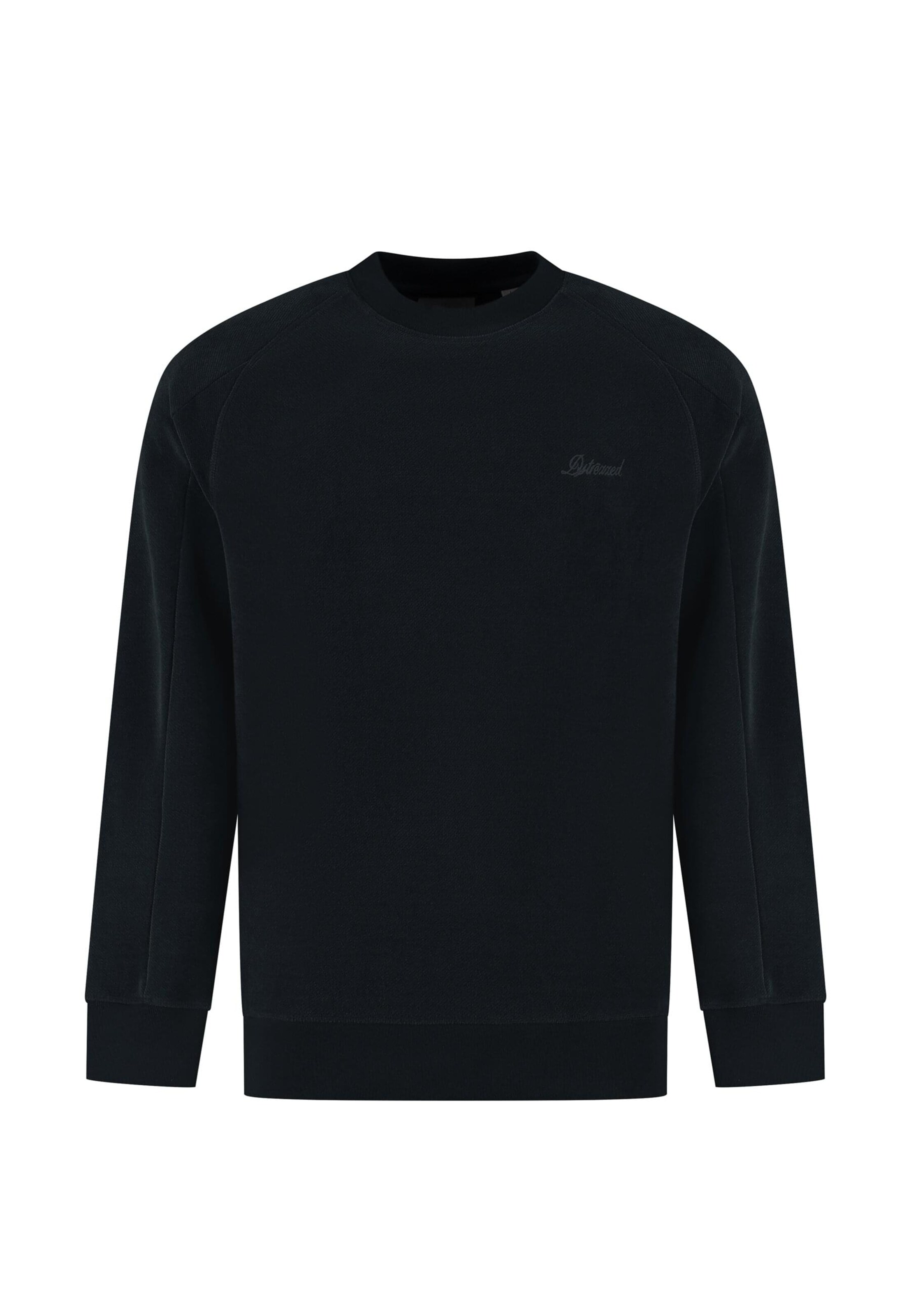 Dstrezzed Sweatshirt 'Adrian' in Schwarz: Vorderseite