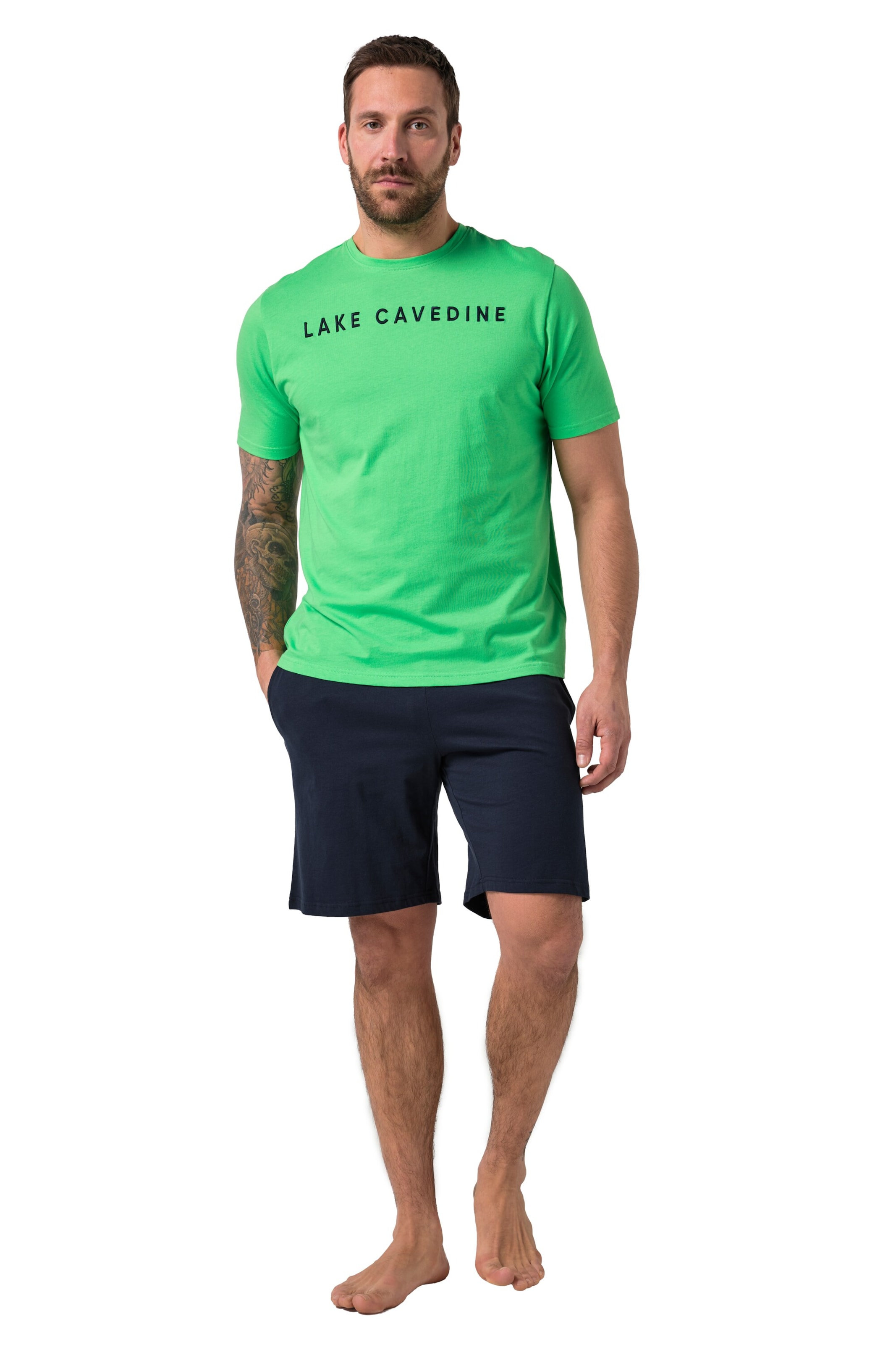 JP1880 Pajamas long in Mixed colours: front