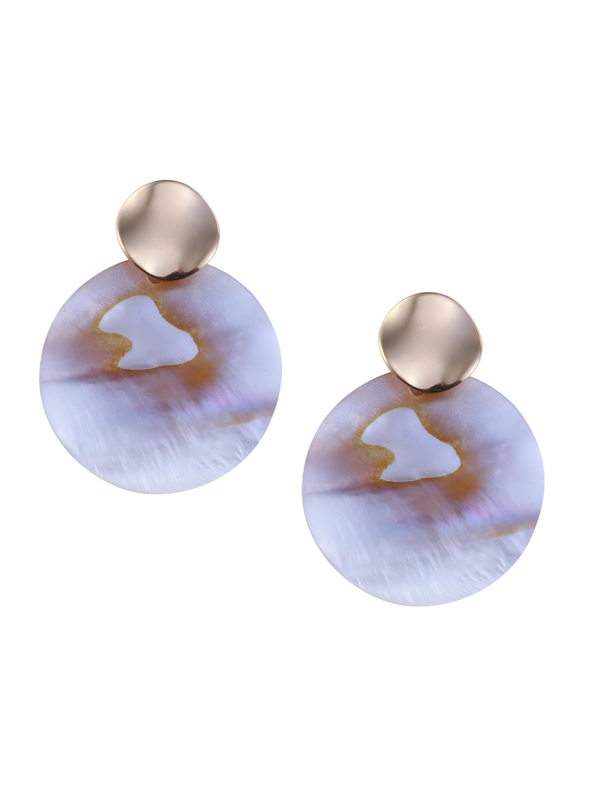 Cercei 'Siena' de la SOHI pe alb: față