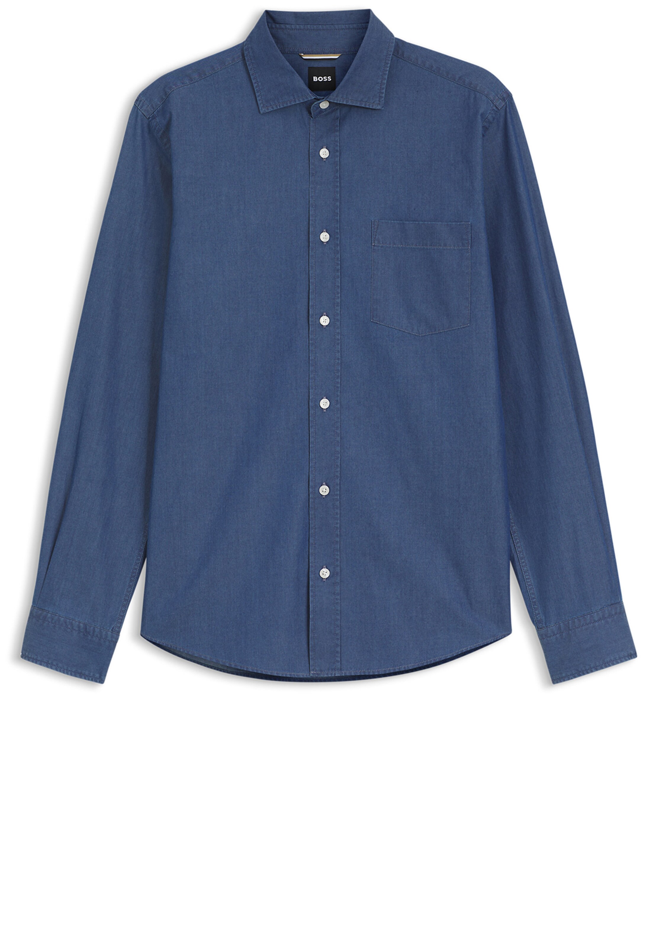 BOSS Button Up Shirt ' Rob' in L in Navy, Item view
