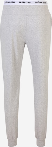 BJÖRN BORG Regular Workout Pants in Grey