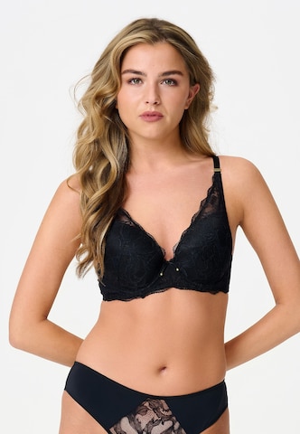 Triangle Soutien-gorge LingaDore en noir : devant