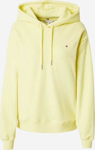 Sweat-shirt TOMMY HILFIGER en jaune : devant