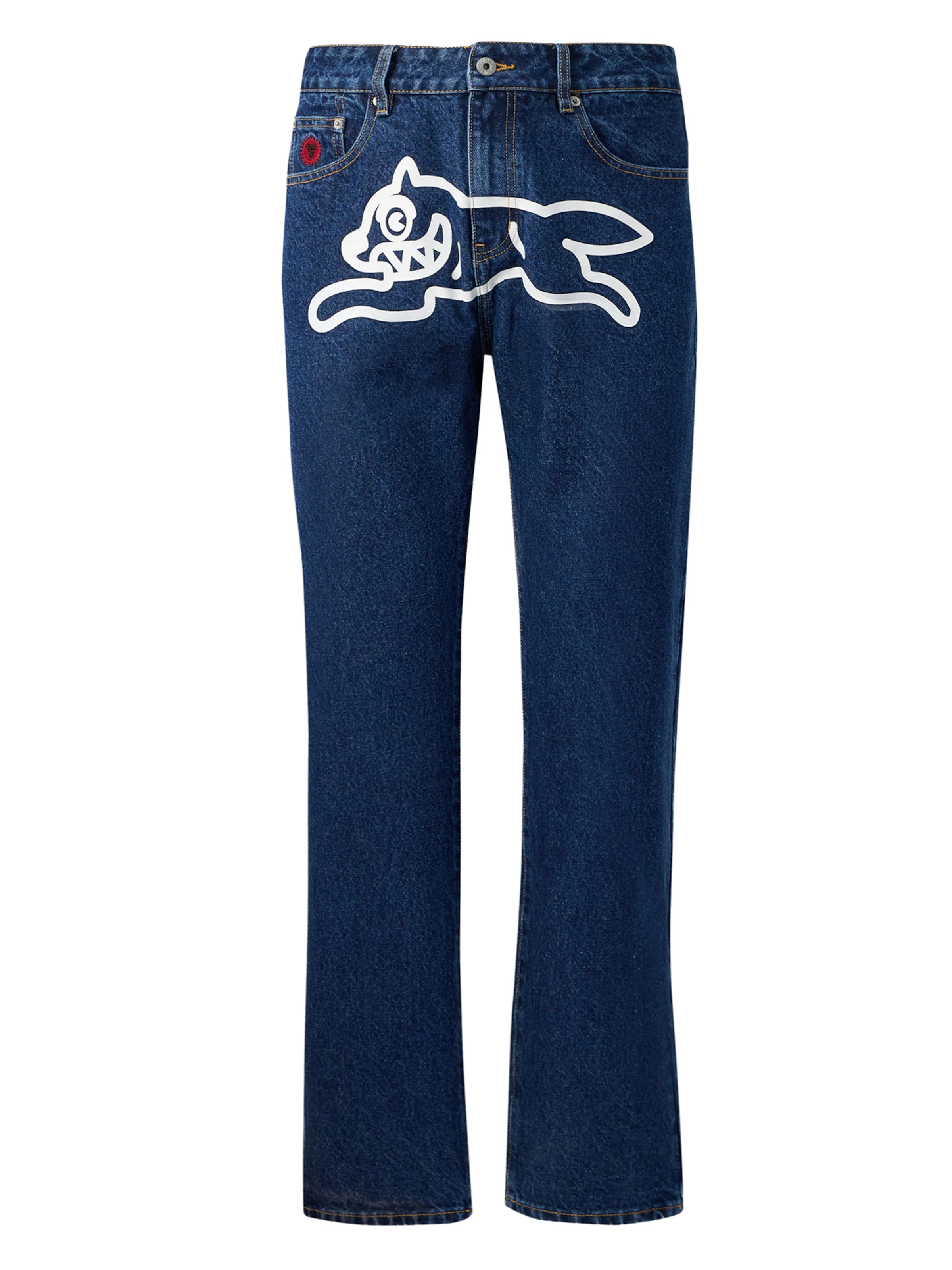 Billionaire Boys Club Loosefit Jeans in Blau: Vorderseite