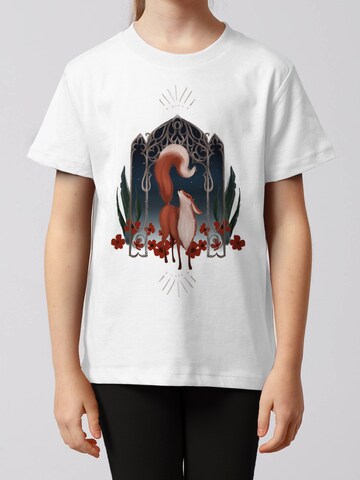 watabout.kids Shirt 'Der Wunderschöne Fuchs' in Wit