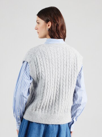 TOPSHOP Knitted vest in Grey