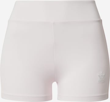 Skinny Leggings ADIDAS ORIGINALS en blanc : devant