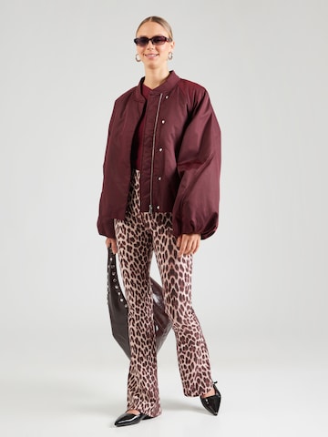 OH APRIL Levenevä Leggingsit 'Tia' värissä ruskea